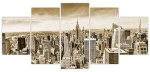 Panorama New York, obraz (Obraz 150x70cm)