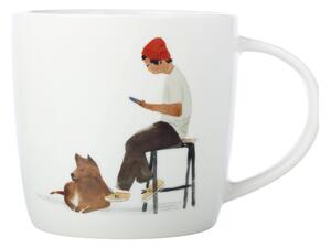 HRNČEK NA KÁVU kostný porcelán (bone china) keramika Maxwell & Williams - Jedálenské sety