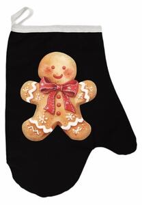Vianočná kuchynská rukavica Ginger EMI, červená