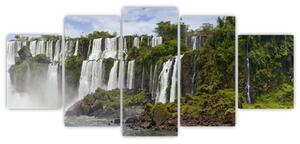 Panorama vodopádov - obrazy (Obraz 150x70cm)