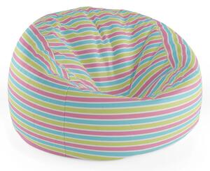 Sablio Sedací vak Cocoon Prúžky - 75 x 45 x 35 cm