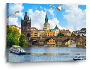 Sablio Obraz Praha Karlov most 2 - 90x60 cm