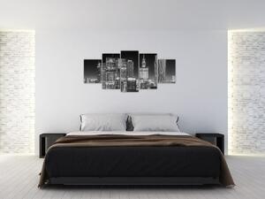 Nočné New York, obrazy (Obraz 150x70cm)