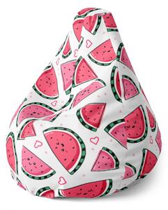 Sablio Sedací vak Pear Vodný melón - 70 x 95 x 15 cm