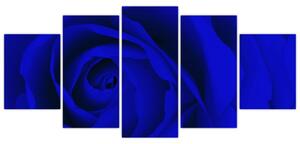 Detail modré ruže - obraz (Obraz 150x70cm)