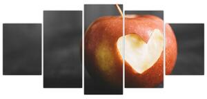 Obraz jablká (Obraz 150x70cm)