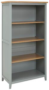 REGÁL, sivá, prírodná farba, dub, borovica, 85/160/43 cm MID.YOU - Regály, Online Only