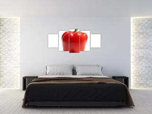 Paprika červená, obraz (Obraz 150x70cm)