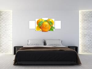 Pomaranče, obraz (Obraz 150x70cm)