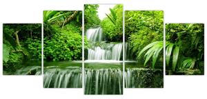Vodopád v prírode, obraz (Obraz 150x70cm)