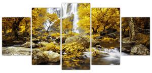 Obraz jesennej krajiny na stenu (Obraz 150x70cm)