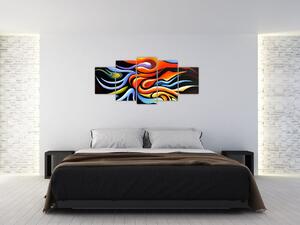 Abstraktné umenie - obraz (Obraz 150x70cm)