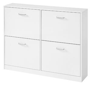 VÝKLOPNÁ SKRINKA NA TOPÁNKY, biela, 105,5/82,7/24 cm Boxxx - Online Only drobný nábytok, Online Only