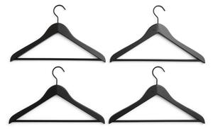 HAY Ramienka Smooth Slim with Bar set 4ks, black