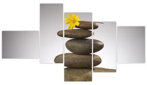 Relaxačné obraz - kamene (Obraz 150x85cm)