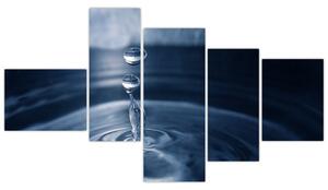 Obraz kvapky vody (Obraz 150x85cm)
