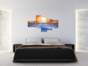 Moderný obraz - slnko nad oblaky (Obraz 150x85cm)