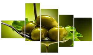 Obrazy do kuchyne - olivy (Obraz 150x85cm)