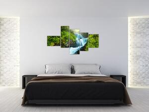 Horská riečka - moderný obraz (Obraz 150x85cm)