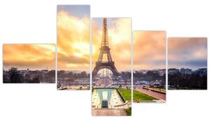 Obraz Eiffelovej veže (Obraz 150x85cm)