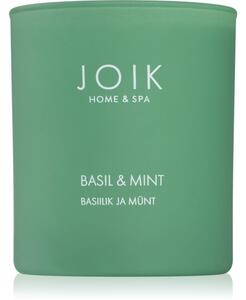 JOIK Organic Home & Spa Basil & Mint vonná sviečka 150 g
