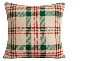 Mikroplyšová obliečka na vankúšik WINTER PLAID 45x45 cm, farebný
