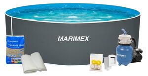 Marimex | Bazén Marimex Orlando 3,05x0,91 m s pieskovou filtráciou a príslušenstvom - motív šedý | 19900189