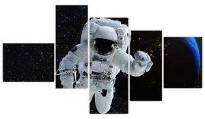 Obraz astronauta vo vesmíre (Obraz 150x85cm)