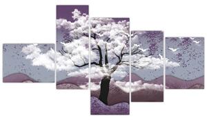 Abstraktný obraz stromu (Obraz 150x85cm)