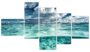 Obraz morskej hladiny a neba (Obraz 150x85cm)