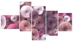 Farebné kvety - obraz (Obraz 150x85cm)