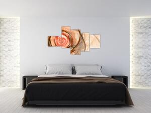 Obraz - kvet ruže (Obraz 150x85cm)