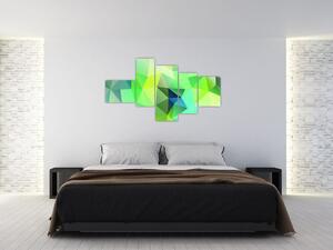 Abstraktný obraz - triangle (Obraz 150x85cm)