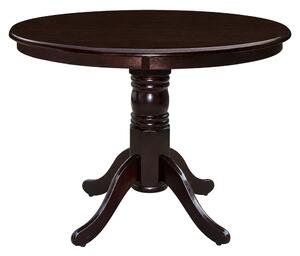 KONDELA Jedálenský stôl, okrúhly, gaštan, priemer 106 cm, TABLOS NEW