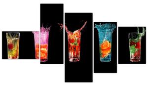 Obraz do kuchyne - letné drinky (Obraz 150x85cm)