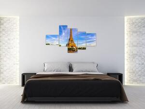 Obraz: Eiffelova veža, Paríž (Obraz 150x85cm)