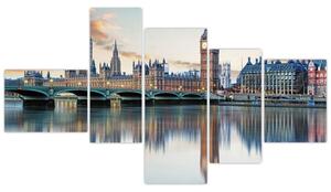 Obraz Londýna, Big ben (Obraz 150x85cm)