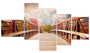 Cesta cez most - obraz (Obraz 150x85cm)