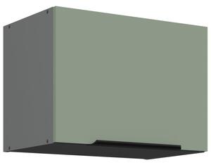 Digestorová skrinka LUNARA - šírka 50 cm, zelená / antracit