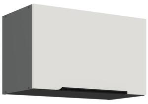 Digestorová skrinka LUNARA - šírka 60 cm, biela / antracit