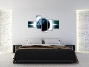 Moderný obraz zemegule (Obraz 150x85cm)
