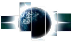 Moderný obraz zemegule (Obraz 150x85cm)