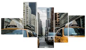 Obraz New-York - žlté taxi (Obraz 150x85cm)
