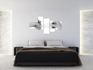 Čiernobiely obraz - puzzle (Obraz 150x85cm)