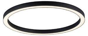 Stropné Lampa PURE, PURE Lines Round, stmievateľné, Čierna, Obývacia izba, Kov, Moderný
