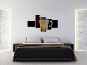 Obraz do kuchyne - šálku s kávou (Obraz 150x85cm)