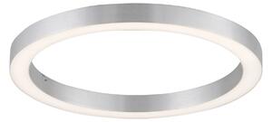 Stropné Lampa PURE, PURE Lines Round, stmievateľné, Sivá, Obývacia izba, Kov, Moderný