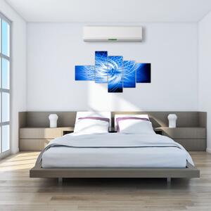 Modrý moderný obraz (Obraz 150x85cm)