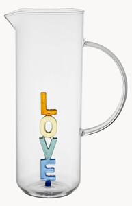 Džbán z borosilikátového skla Love, 1 l