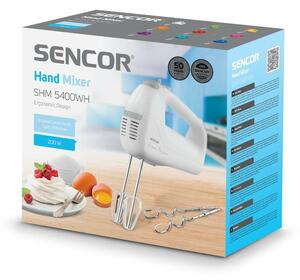 Sencor SHM 5400WH ručný šľahač, biela